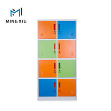 Customized Mingxiu 8 Door Swing Door Steel Wardrobe / School Dorm Lockers